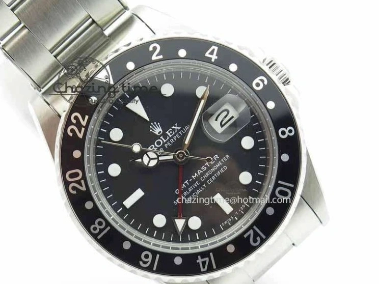 MiroTime 0115 RelaxedFit GMT-Master Vintage 1675 SS BP Best Edition Black Bezel White Markers A 3750
